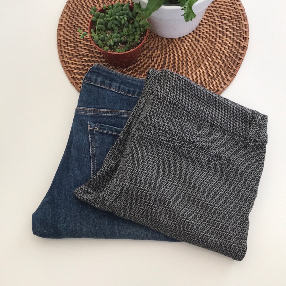 Slacks and jeans